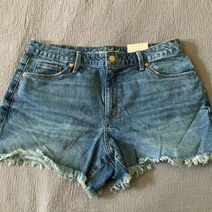 Universal Thread High Rise Shortie Jean Shorts 14